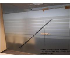 Folie matowe na szyby balkonowe -Oklejamy balkony Warszawa -Folia na szklany balkon - 13