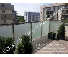 Folie na balkony Warszawa -Oklejamy balkony Wilanów- Usługa oklejania okien, drzwi, balkon - 9