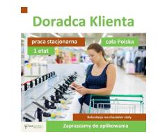 Doradca Klienta - sala sprzedaży - praca stacjonarna