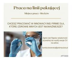 Młodszego operatora linii pakującej