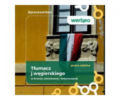 Tłumacz języka węgierskiego praca zdalna
