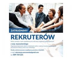 Zatrudnimy rekruterów