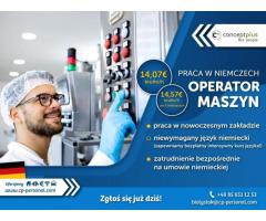 Operator maszyn (k/m) - Niemcy - nawet 14,57 €!