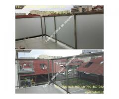 Folie okienne Warszawa - Folie matowe na balkon Goleszowska, Jana Kazimierza, Kasprzaka - 10