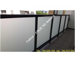 Folie okienne Warszawa - Folie matowe na balkon Goleszowska, Jana Kazimierza, Kasprzaka - 12