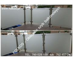 Folie na szklane balkony Wilanów -oklejanie balkonów Sarmacka, Teodorowicza, Osi..... - 12