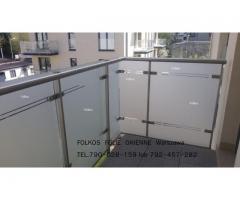 Folie na balkon Głowackiego, Sokratesa, Conrada , Wólczyńska, Nocznickiego-oklejanie balkonów