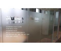 Demontaż, usuwanie , zrywanie folii, naklejek, reklamy, usuwanie kleju, mycie szyb Płock -Usługa - 8