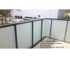 Oklejanie balkonów, witryn, okien, drzwi....Warszawa -Folie okienne Folkos Folie na BALKONY - 8