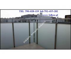 Folia na szklany balkon Wilanów- oklejanie balkonów Klimczaka, Sokratesa, Osi, Teodorowicza.... - 11