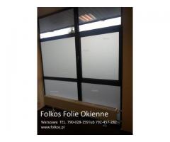 Folie matowe na okna łazienkowe Warszawa ,Oklejamy okno w łazience Folkos