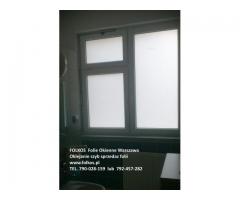 Folie matowe na okna łazienkowe Warszawa ,Oklejamy okno w łazience Folkos - 6