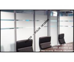 Oklejanie biur Płock, folie na ścianki działowe -Foliowanie folie Open Space - 7