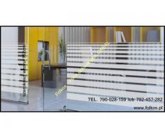 Oklejanie biur Płock, folie na ścianki działowe -Foliowanie folie Open Space - 8