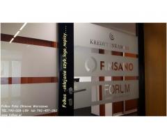 Oklejanie biur Łódź, Folkos folie okienne Łódź, folia na okna, drzwi, witryny.... - 6