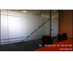 Oklejanie biur Łódź, Folkos folie okienne Łódź, folia na okna, drzwi, witryny.... - 10