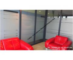 Oklejanie biur Warszawa -folia na ścianki działowe do biura -Oklejamy Folkos - 20