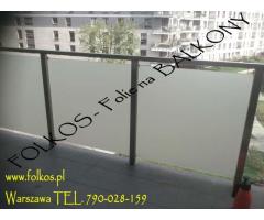 Folie na balkon Nocznickiego, Sokratesa, Głowackiego -Oklejanie balkonów Warszawa - 7