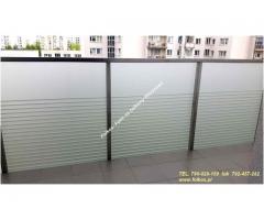 Folia na szklany balkon Wilanów- oklejanie balkonów Klimczaka, Sokratesa, Osi, Teodorowicza.... - 6