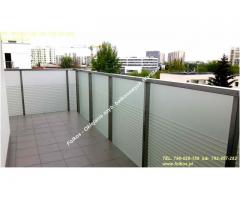 Folia na szklany balkon Wilanów- oklejanie balkonów Klimczaka, Sokratesa, Osi, Teodorowicza.... - 7