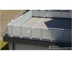 Folia na szklany balkon Wilanów- oklejanie balkonów Klimczaka, Sokratesa, Osi, Teodorowicza.... - 8