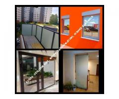 Oklejanie szyb Warszawa, folie okienne Folkos-folie na okna, balkony, witryny, ścianki biurowe.... - 12