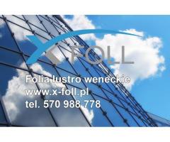 Folia okienna lustro weneckie przeciwsłoneczna