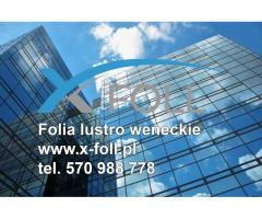 Folia okienna lustro weneckie przeciwsłoneczna