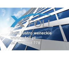 Folia okienna lustro weneckie przeciwsłoneczna