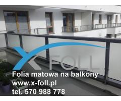 Folia matowa na okna i balkony