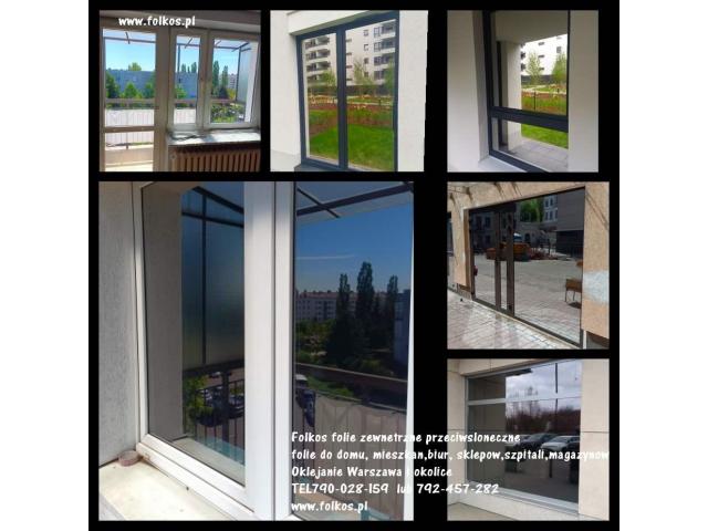 Folia przeciwsłoneczna na okna Warszawa - Folie zewnętrzne przeciwsłoneczne z flitem IR i UV - 1