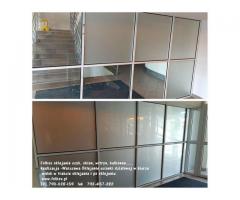 Oklejamy balkony Warszawa - Folie matowe na szyby balkonowe Warszawa Folkos - 12