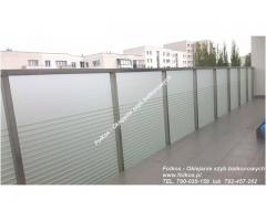 Oklejamy balkony Warszawa- Folie matowe na szklane balkony Sprzedaż, Montaż Folie okienne - 18