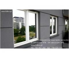 Folia zewnętrzna przeciwsłoneczna na okno Warszawa , folie matowe, dekoracyjne -Oklejamy - 20