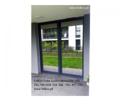 Folie zasłaniające na okna, witryny, balkony Warszawa -Folie prywatyzujące na okna Folkos