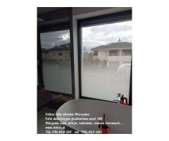 Folia matowa na okna łazienkowe Warszawa- OKlejamy , folia zapewniajaca prywatność - 19