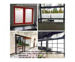 Folie okienne Warszawa -Oklejamy okna, drzwi, witryny, balkony, scianki biurowe... - 13