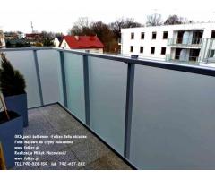 Oklejamy szyby balkonowe- Folia matowa na balkon -Oklejamy balkony Warszawa - 8