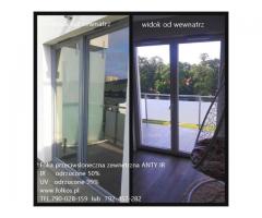 Folie przeciwsłoneczne Warszawa - przyciemnianie szyb Warszawa - folie na okna Oklejanie - 12