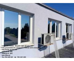 Folie przeciwsłoneczne Warszawa - przyciemnianie szyb Warszawa - folie na okna Oklejanie - 14