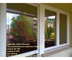 Folie przeciwsłoneczne Warszawa - przyciemnianie szyb Warszawa - folie na okna Oklejanie - 19